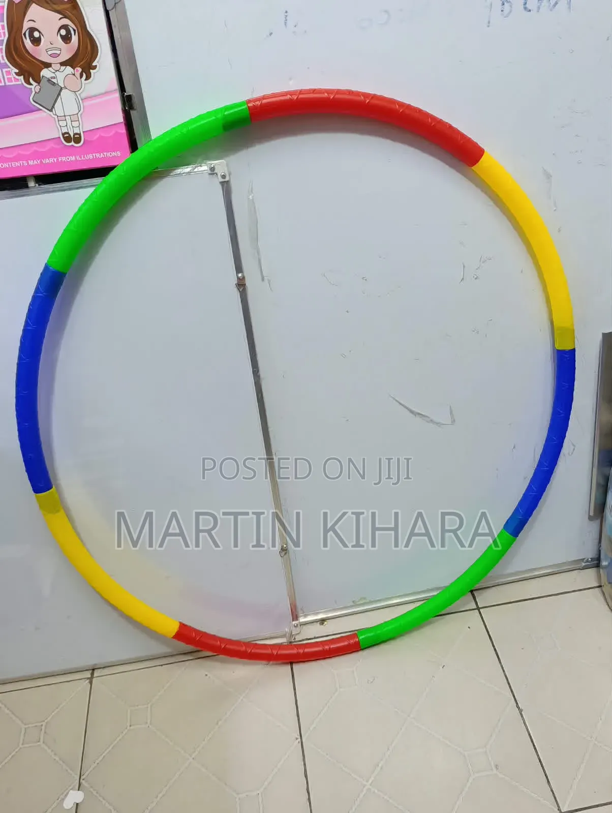 Joint Coloured Huulahoop. 8pcs Set