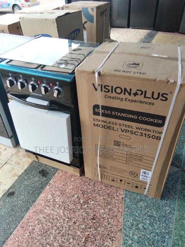 Vision Plus 3+1 Cooker Size 50 * 50 Standing Cooker With Electric Oven