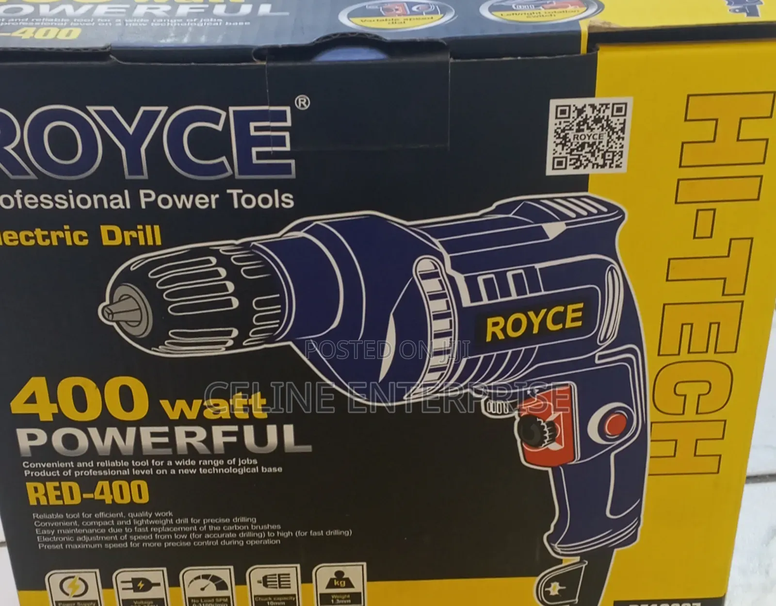 Royce 400W Professional Electric Drill – RE10207