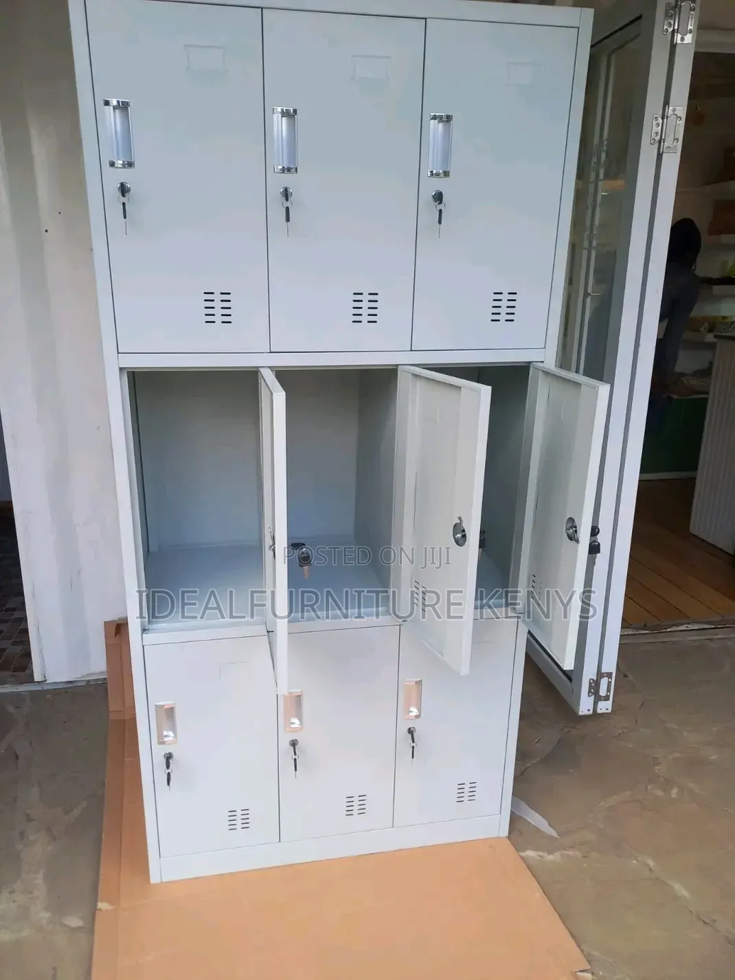 Light Gray Metal Filling Cabinet