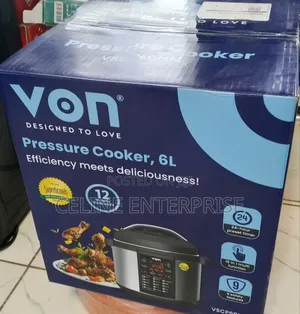 Von 6 Litre Digital Pressure Cooker With 24-Hour Timer