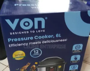 Von 6L Electric Pressure Cooker – 15-in-1 Multifunction