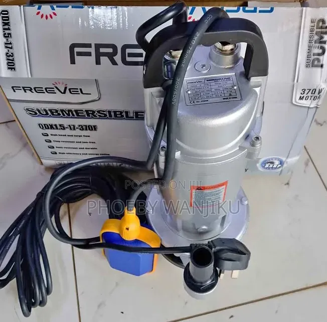 Complete FreeVel Submersible Water Pump 0.5HP
