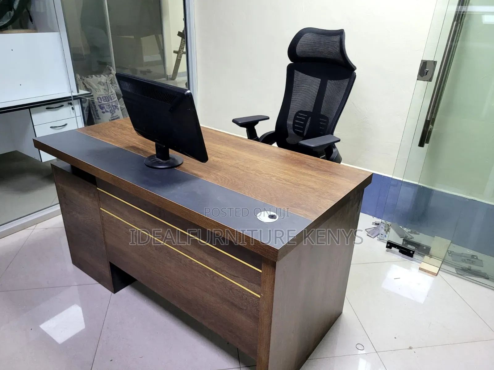 Executive Office Desk and Chair