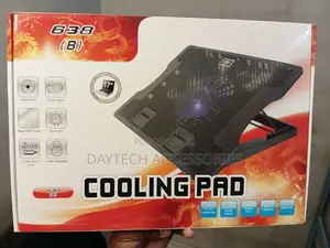 638(B) USB Laptop Cooling Pad - Black