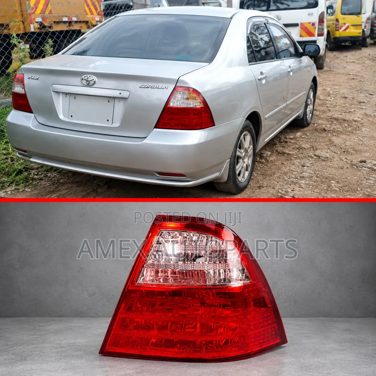 Tail Lamp Unit Toyota Corolla Saloon Nze 2005 T0 2006 Model