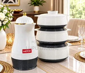Milton Duo Thermol Hot Pot Set Up 1l,1.5l, 2.5l and a Flask of 1l