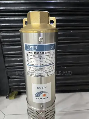 DOYIN 0.8Hp 600w 55m Solar Submersible Water Pump Model: 4SDS 5-55-60