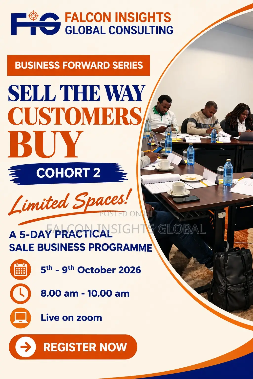 5-Day Sales Training Program – Sell the Way Customers Buy COHORT 2