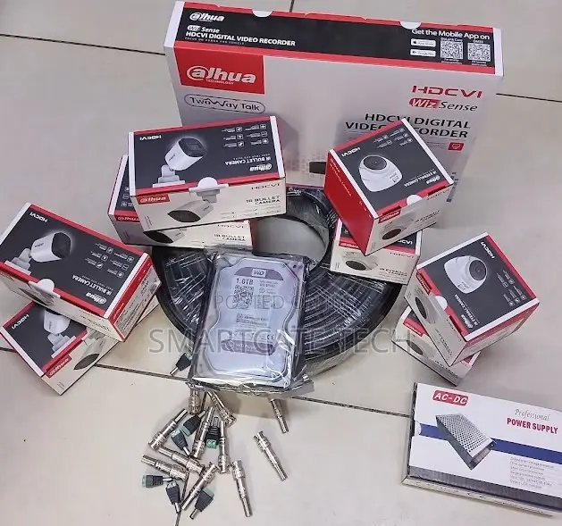 Dahua 8CH Security Camera System – Dome Bullet Cameras