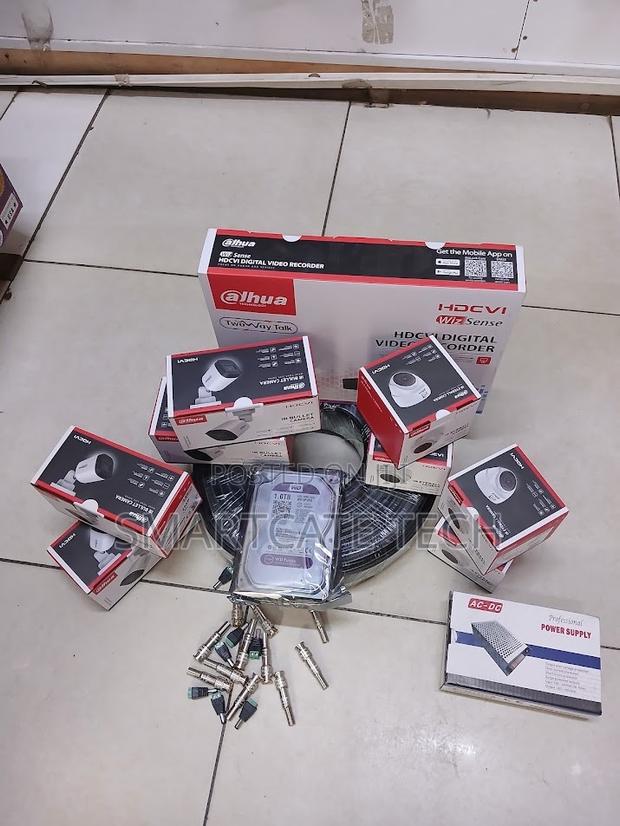 Complete Dahua 8 Channel CCTV Kit With 8 Cameras