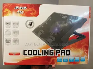 638B Ergonomic Adjustable Laptop Stand With Cooling Pad Fan