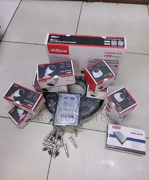 Dahua CCTV Kit 8CH With 8 High Quality Security Cameras