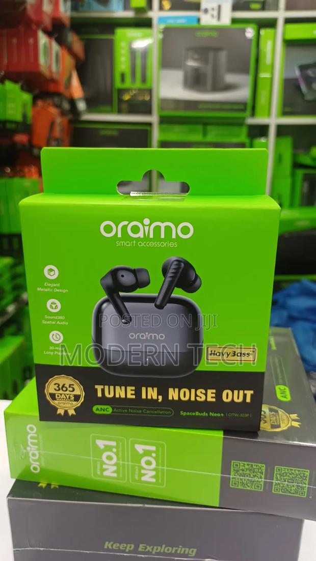 Oraimo SpaceBuds Neo Plus ANC 30hrs Playtime