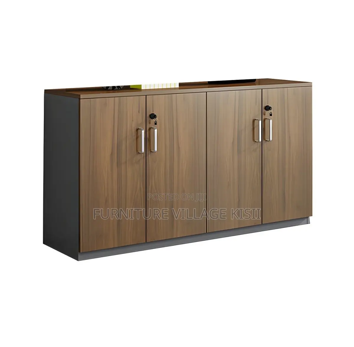 Office Furniture; Lockable 4 - Door Home Office Storage Credenza