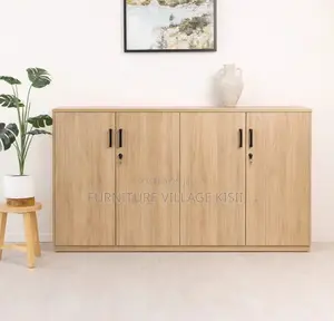 Office Furniture; Lockable 4 - Door Home Office Storage Credenza