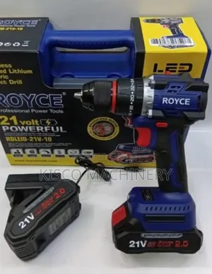 Powerful Royce 21v Brushless Drill/Brushless Drill
