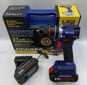 Powerful Royce 21v Brushless Drill/Brushless Drill