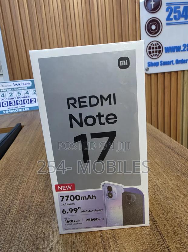 New Xiaomi Redmi Note 17 256 GB Blue - main view