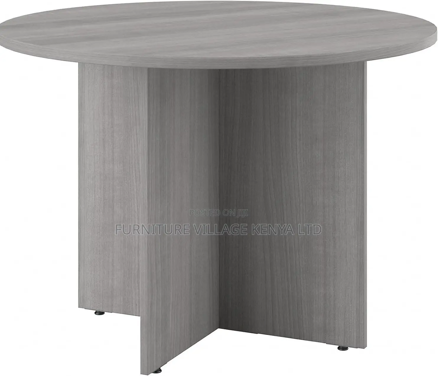 Meeting Table; Round Wooden 4 Seater Meeting Table