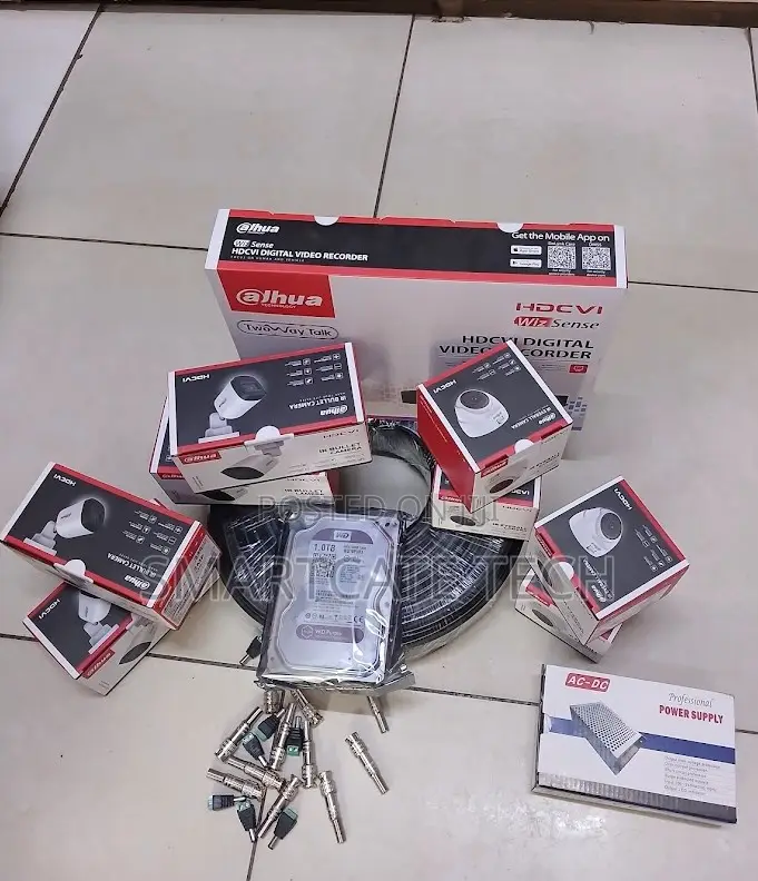 Dahua CCTV Security Kit 8CH – Complete 8 Camera System
