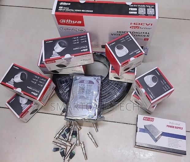 Dahua 8CH Surveillance System With Eight Dome Bullet Cameras