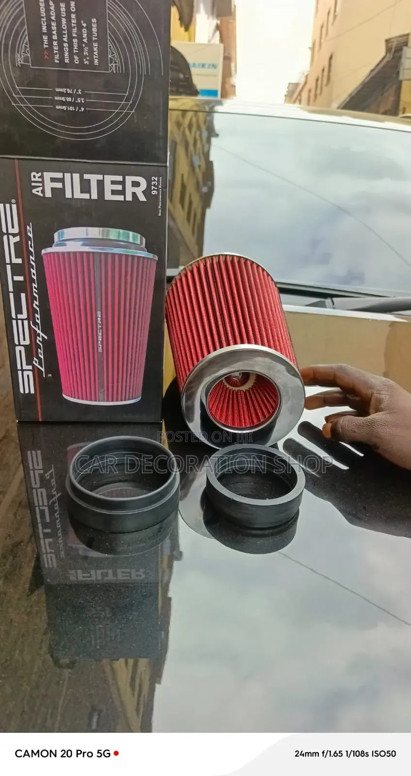 3/3.5/4"spectre Universal Clamp on Cone Air Filter