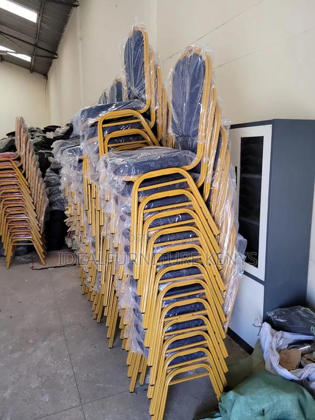 Blue Fabric Seat