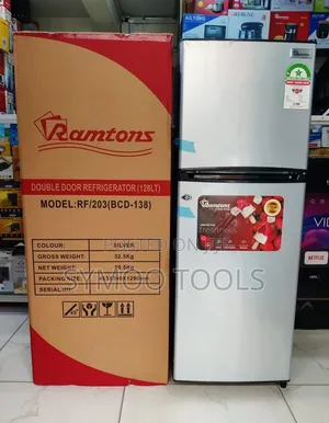 Ramtons Double-Door Refrigerator, Model RF/203 (BCD-138)