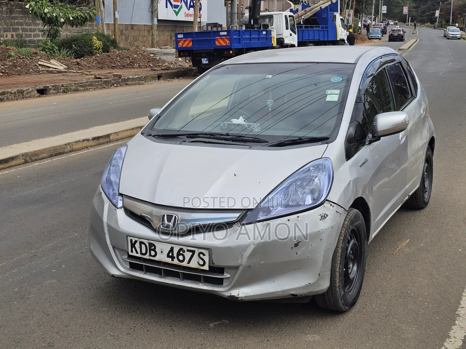 Honda Fit 2012 Silver