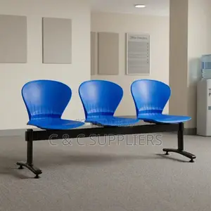 Modern 3-Seater Waiting Area Bench.