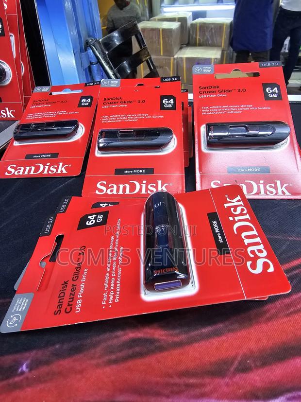 SanDisk Cruzer Glide 3.0 USB Flash Drive- 64GB - thumbnail 4