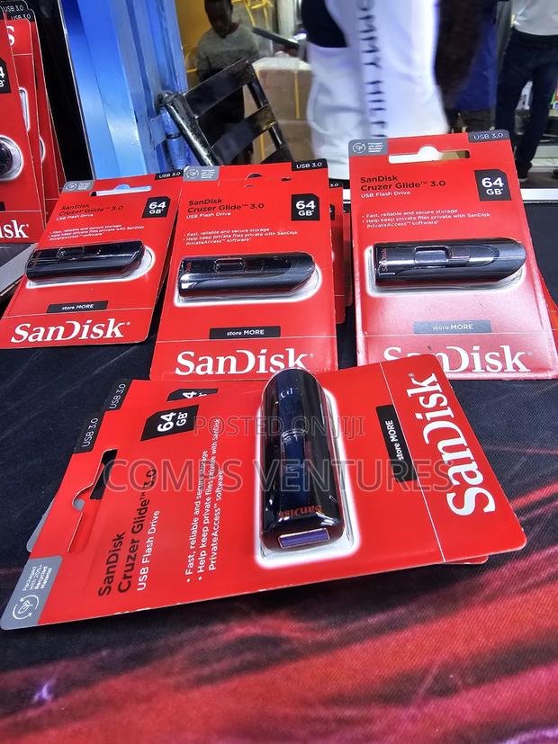 SanDisk Cruzer Glide 3.0 USB Flash Drive- 64GB - thumbnail 5