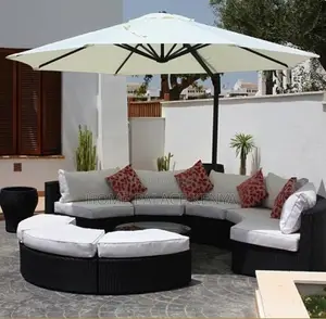 Garden Umbrella; Durable Garden Parasol for Outdoor Seating Areas