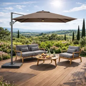 Garden Umbrella; Durable Garden Parasol for Outdoor Seating Areas
