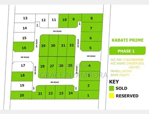 50 by 100 Plots for Sale in Kabati Ready Title Deed Just 200meters