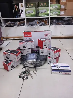 Dahua 8 Channel Camera Kit With Complete CCTV Accessories