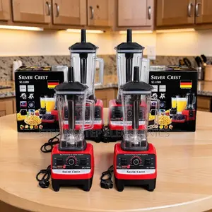 Reliable-Operation Silver Crest 2-in-1 Double Cup Blender and Grinder