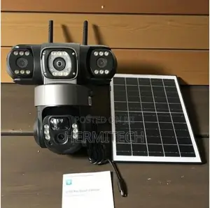 Triple Lens Outdoor 4G Solar Powered CCTV for Homes and Shops