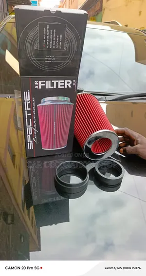 3 3.5 4inch Adapters Round Air Filter With Filtration Mesh