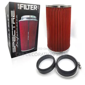 3 3.5 4inch Adapters Round Air Filter With Filtration Mesh