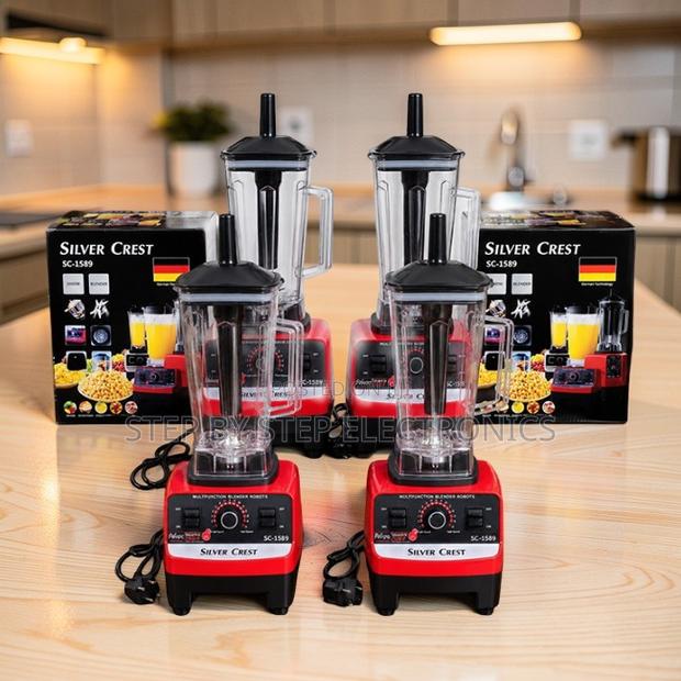 Durable-Construction SilverCrest 2-in-1 Double Cup Blender and Grinder