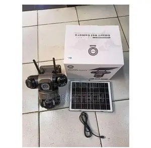 Triple Lens Outdoor 4G Solar Powered CCTV With Smart Motion Detection
