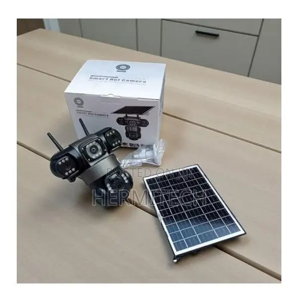 Triple Lens Outdoor 4G Solar Powered CCTV for Remote Locations