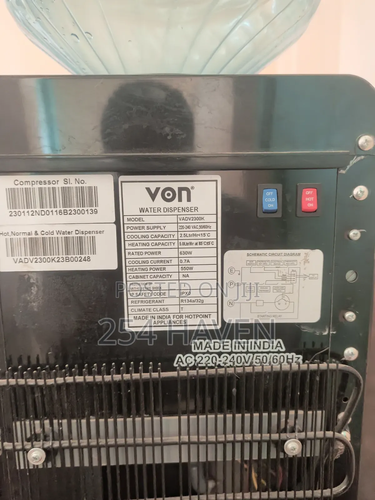 Von Water Dispenser