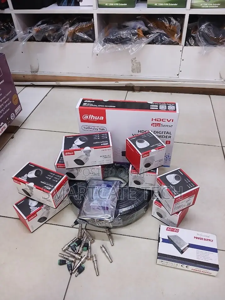 Dahua Complete 8 Channel CCTV System With Eight Cameras