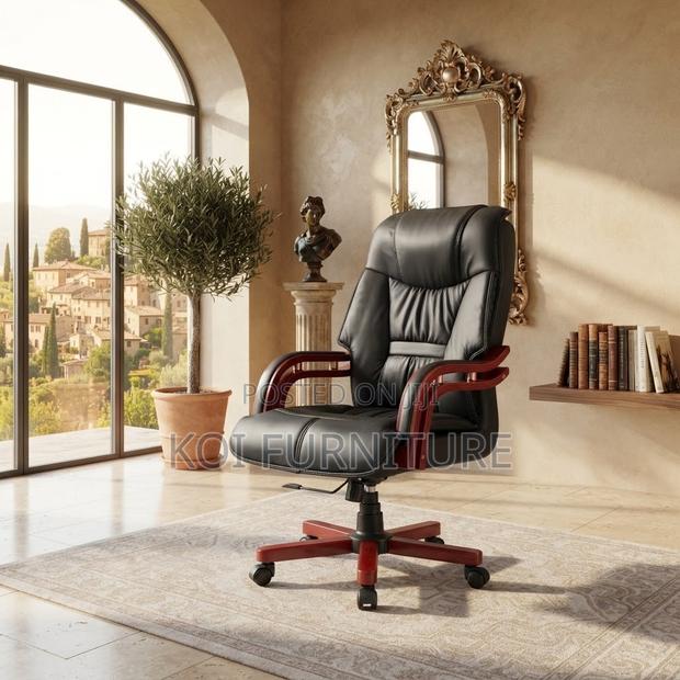 Office Chairs; Executive Premium Leather High Backrest Ceo Seat