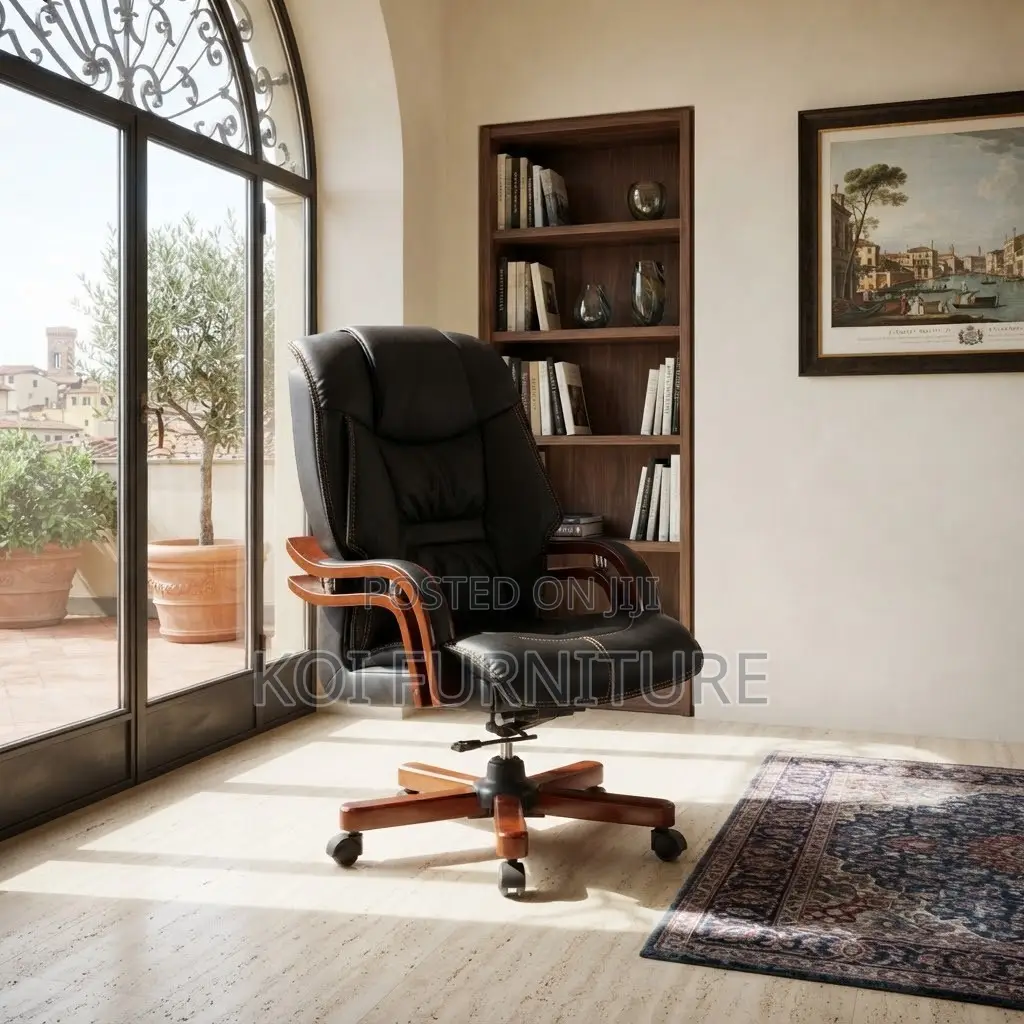 Office Chairs; Executive Premium Leather High Backrest Ceo Seat