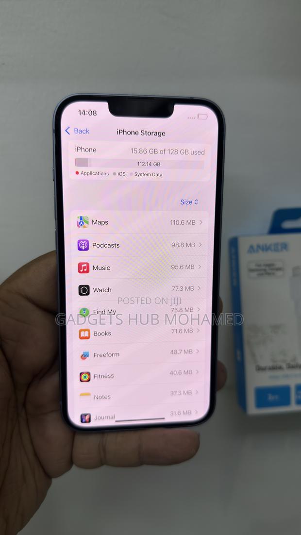 Apple iPhone 14 128 GB Blue - thumbnail 4