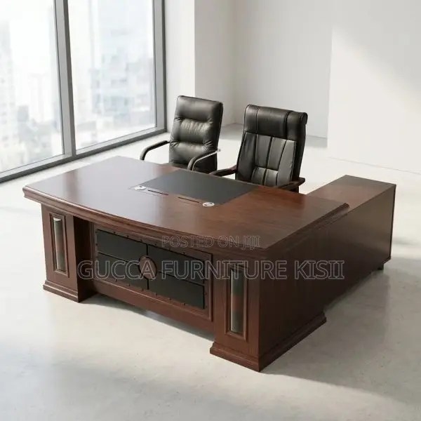 Office Table; L-Shaped 1.8 Meters Office Table